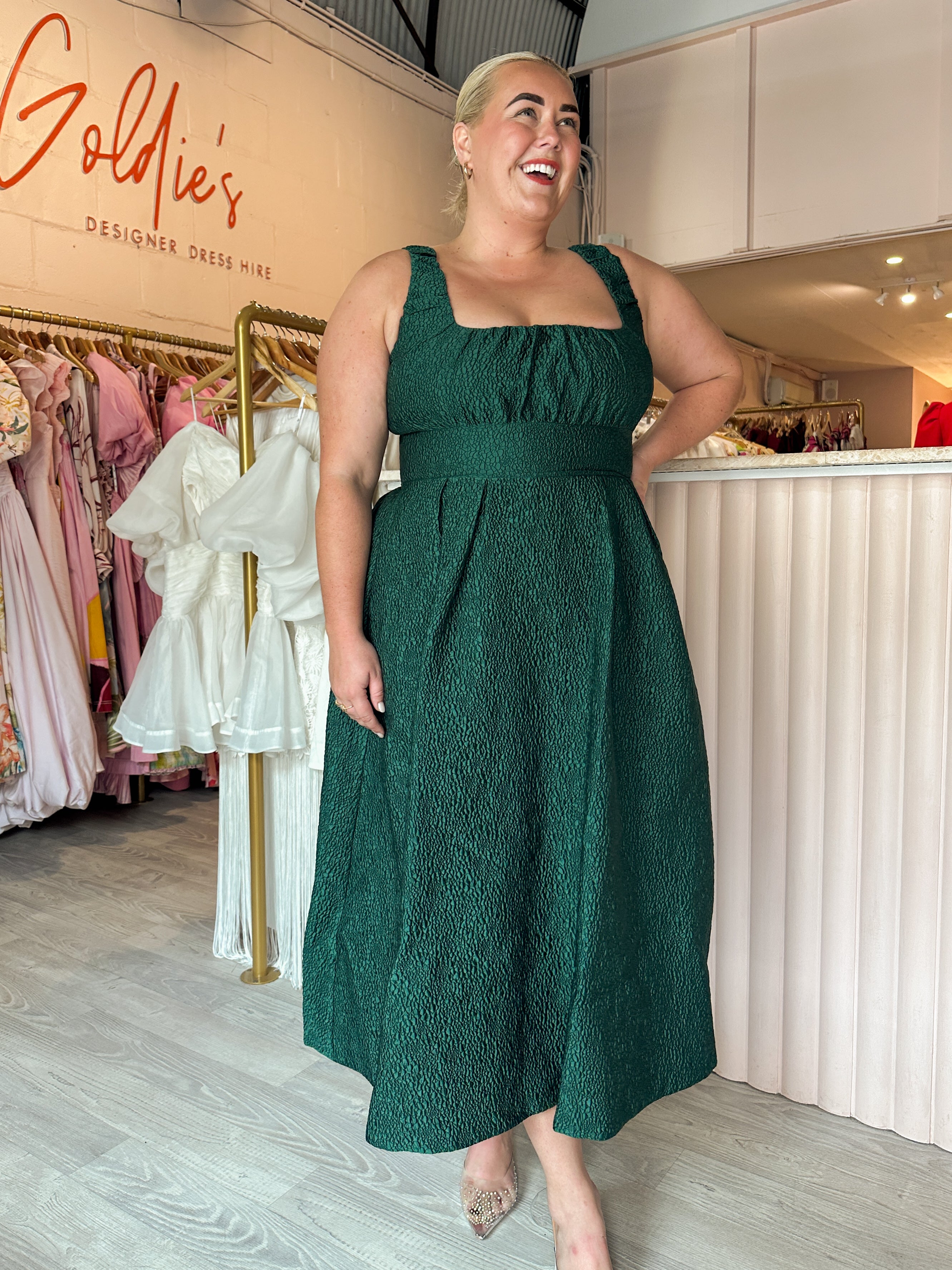 Midi Dress David Jones Green Dress Best Tropicana Bec And Bridge Store