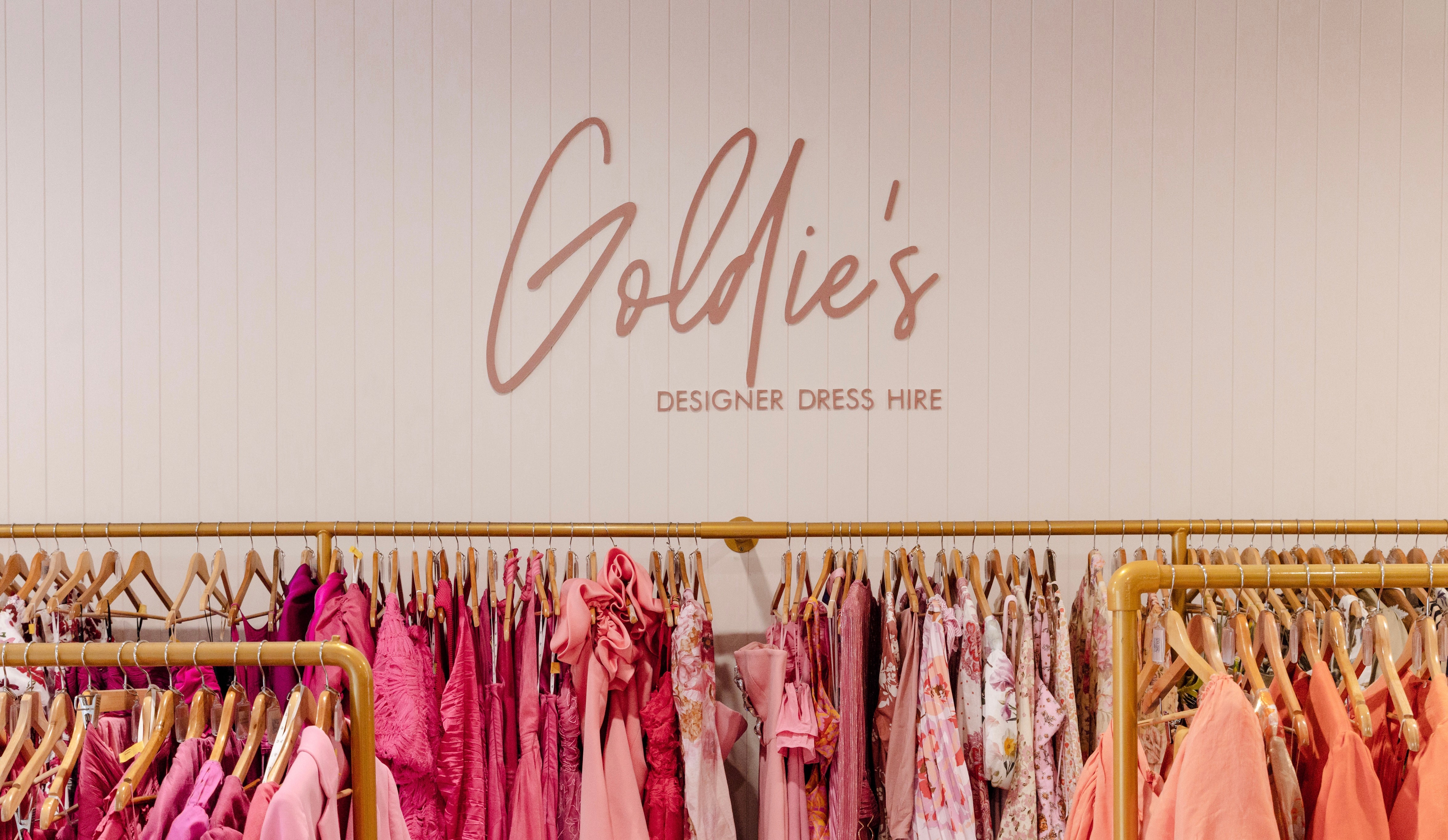 Goldie's, Newcastle Based Designed Dress Hire
– Goldie's - Designer Dress Hire