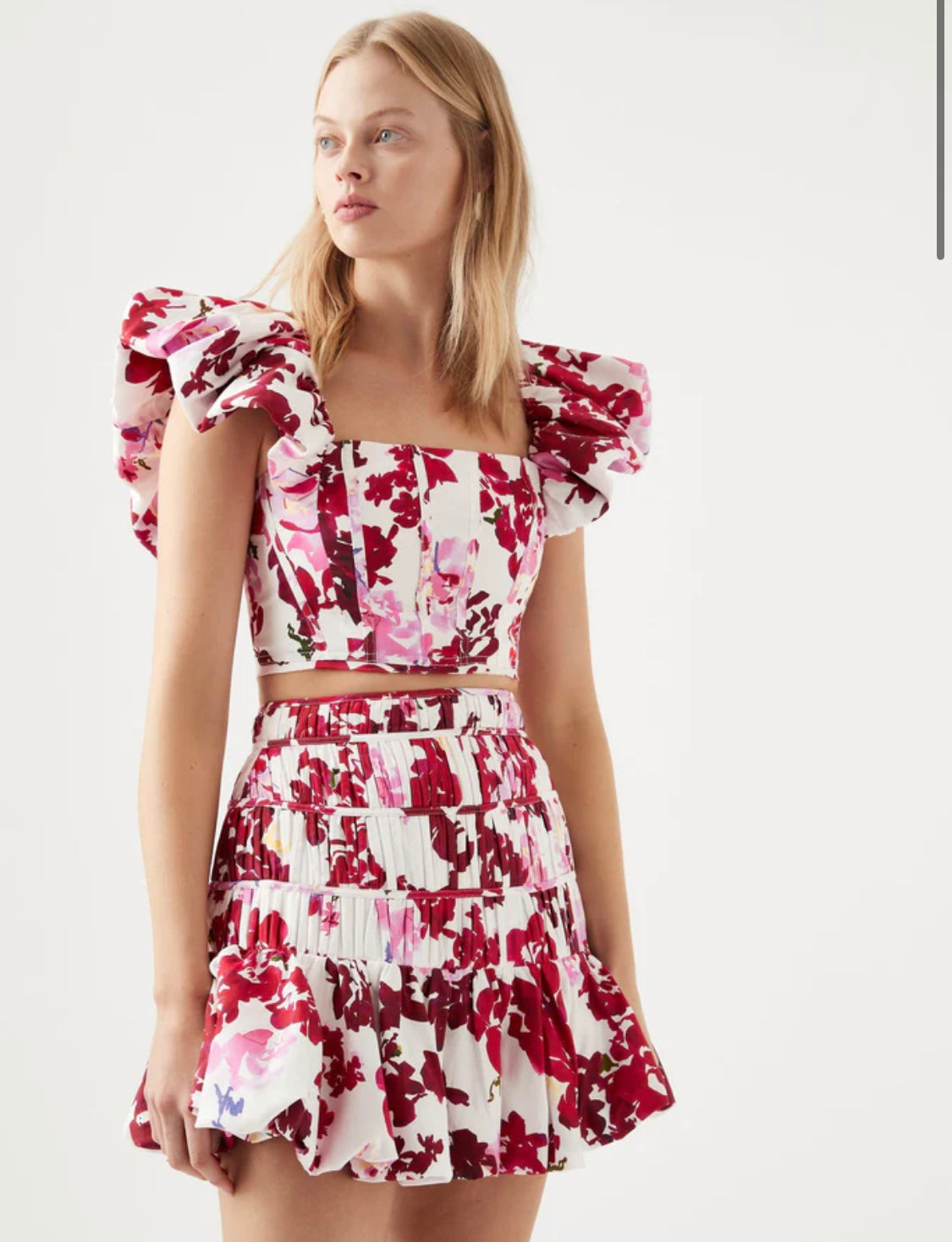 herlipto bubble mini skirt M Herlipto Bubble Mini Skirt