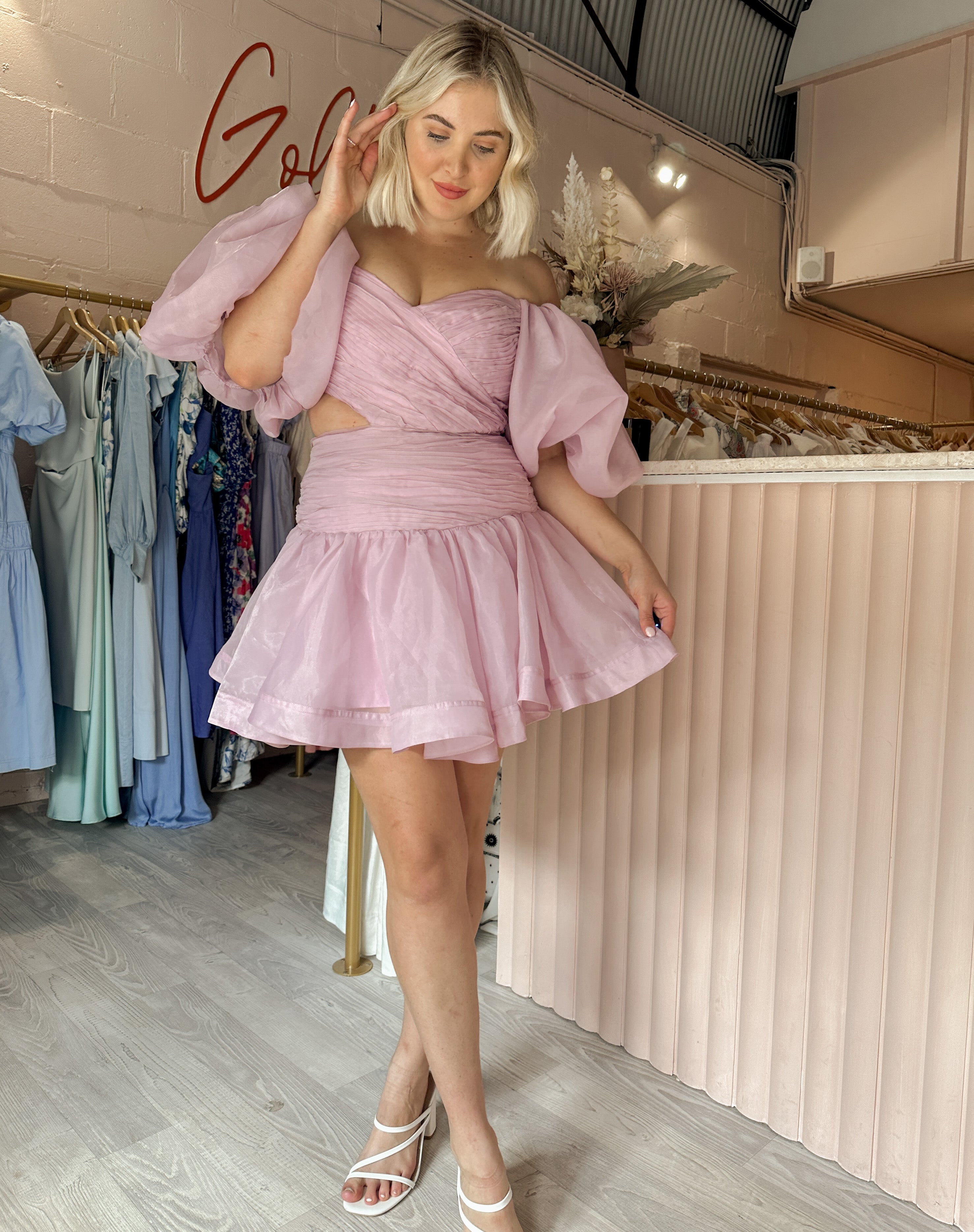 white christmas dresses Aje