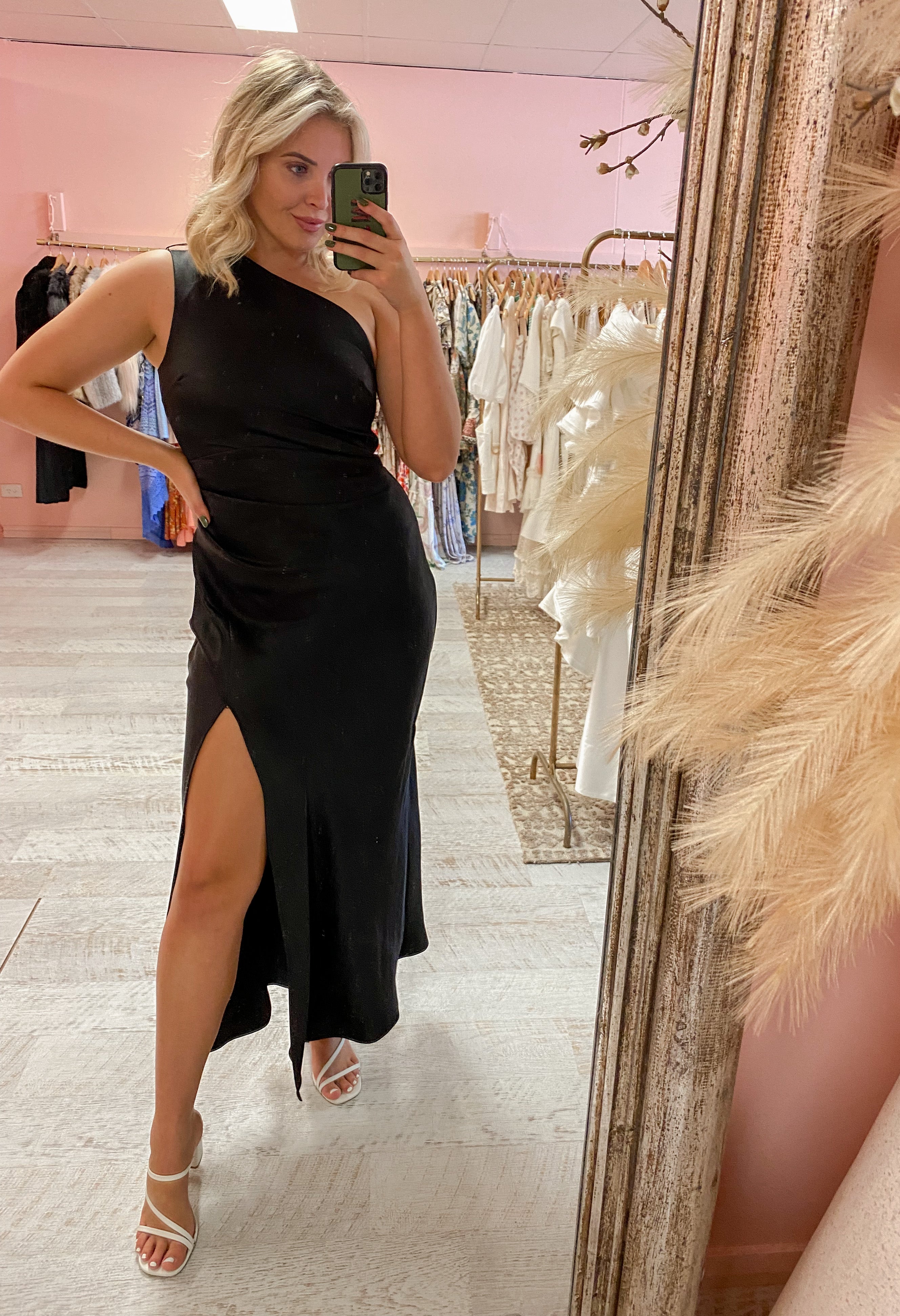 Bec and Bridge - The Dreamer Asym Dress Black (Size 14) Goldie's - Designer Dress Hire Bec and Bridge - The Dreamer Asym Dress Black (Size 14) Goldie's - Designer Dress Hire