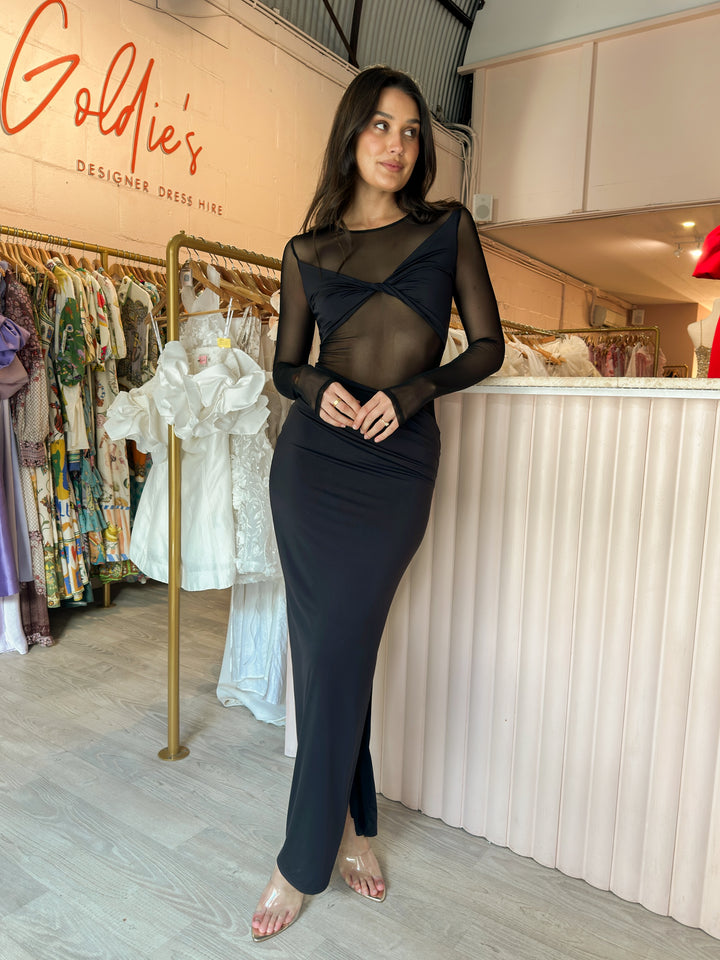 Suboo - Auguste Long Sleeve Mesh Maxi (Size 8)