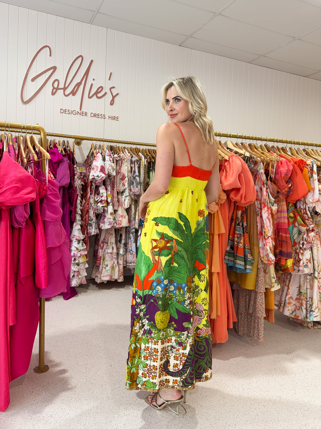 Alemais - Tiger Day Dress (Size 14)