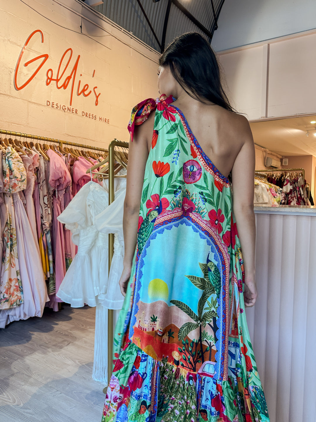 Camilla - Queens of Creation One Shoulder Maxi (XS)