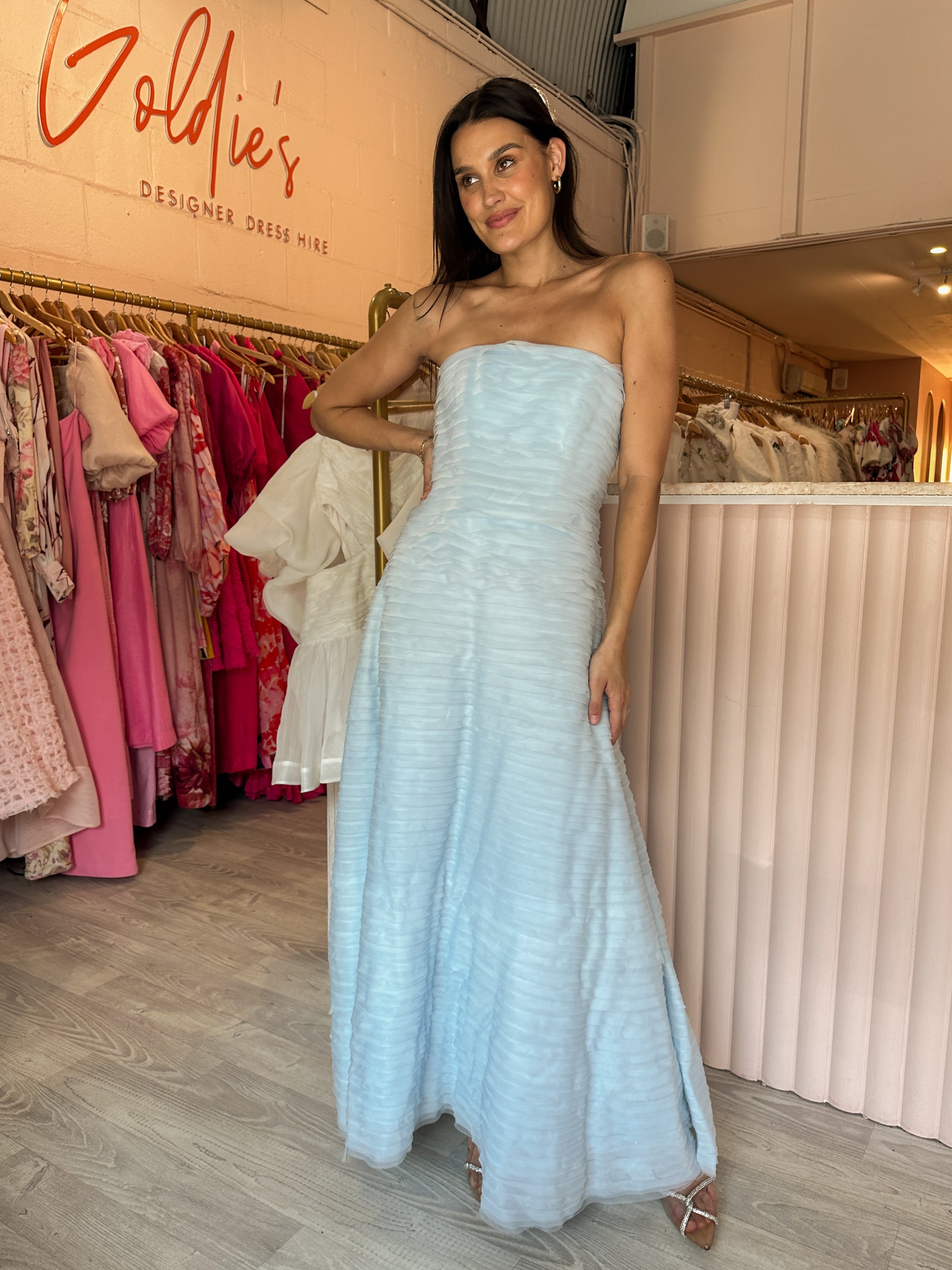 Aje - Soundscape Maxi Dress Sea Breeze (Size 8-12) – Goldie's