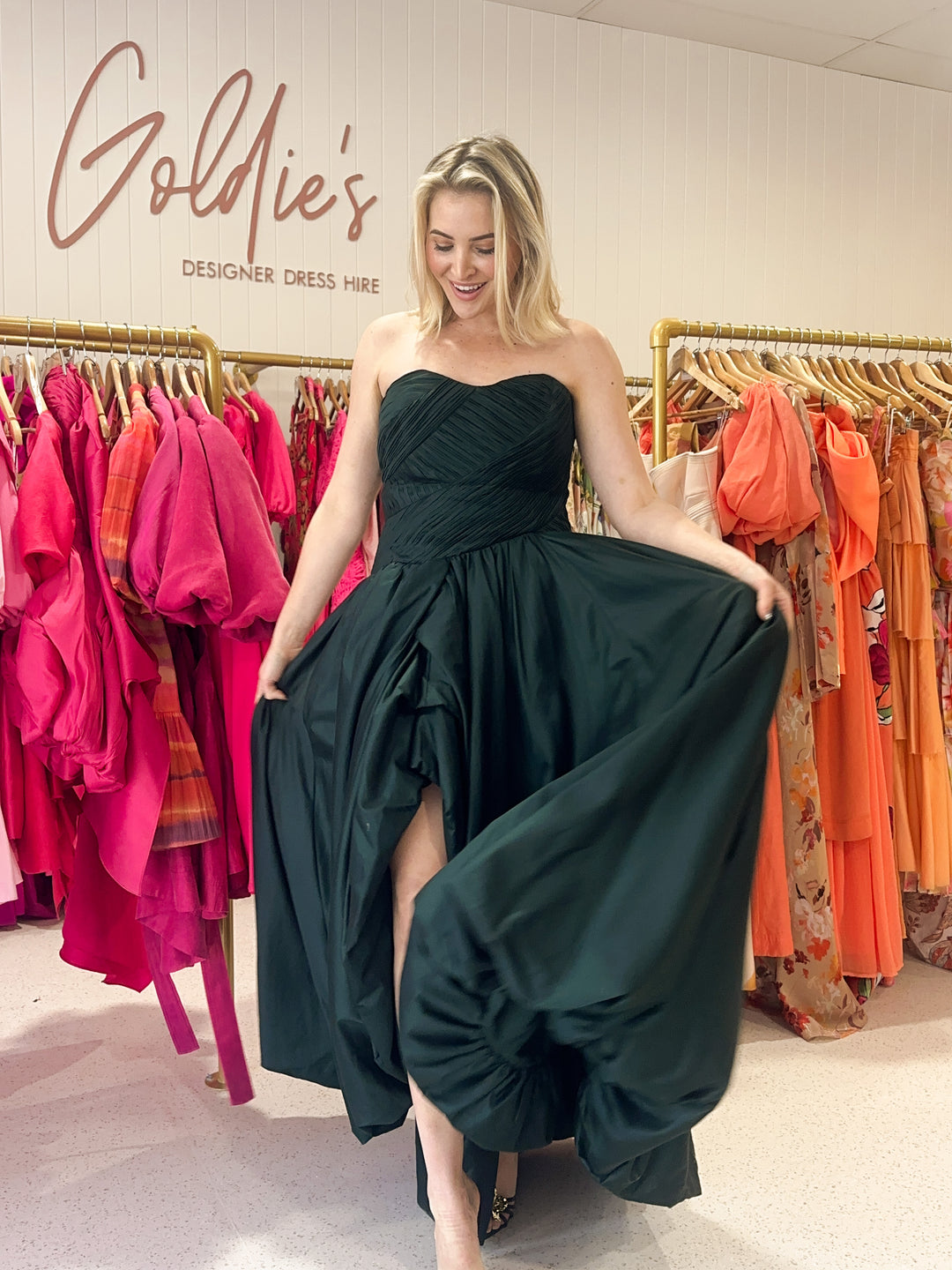 Aje - Spatial Maxi Dress Green (Size 12)
