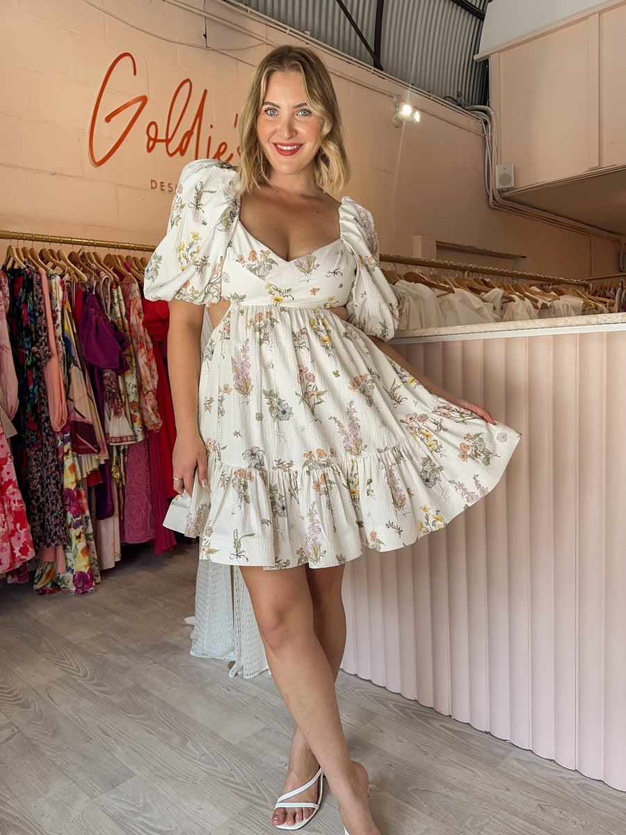 goldie scallop short dress Floral Goldie Scallop Short Dress Hot Zimmermann Goldie Scallop Short Dress Outlet Online Zimmermann