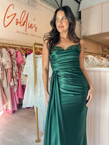 Nicoletta - Green Gown (Size 8)