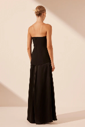 Shona Joy - Adri Strapless Panelled Maxi Dress (Size 6)