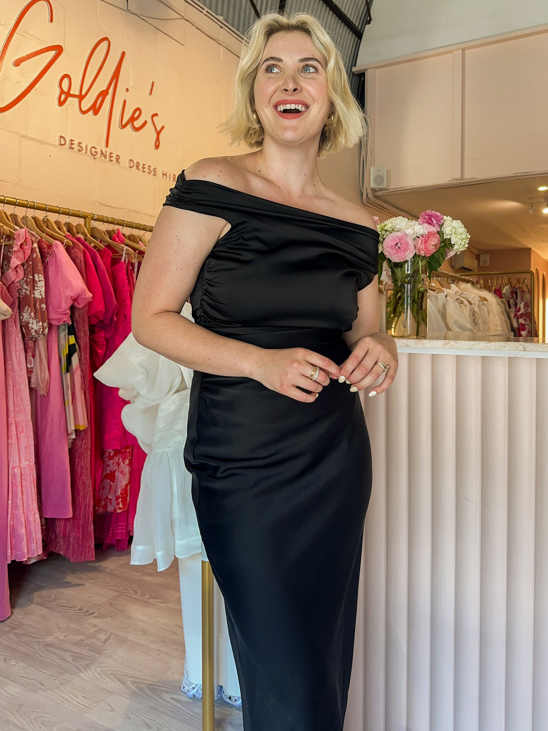 bec and bridge off the shoulder dress Bec & Bridge