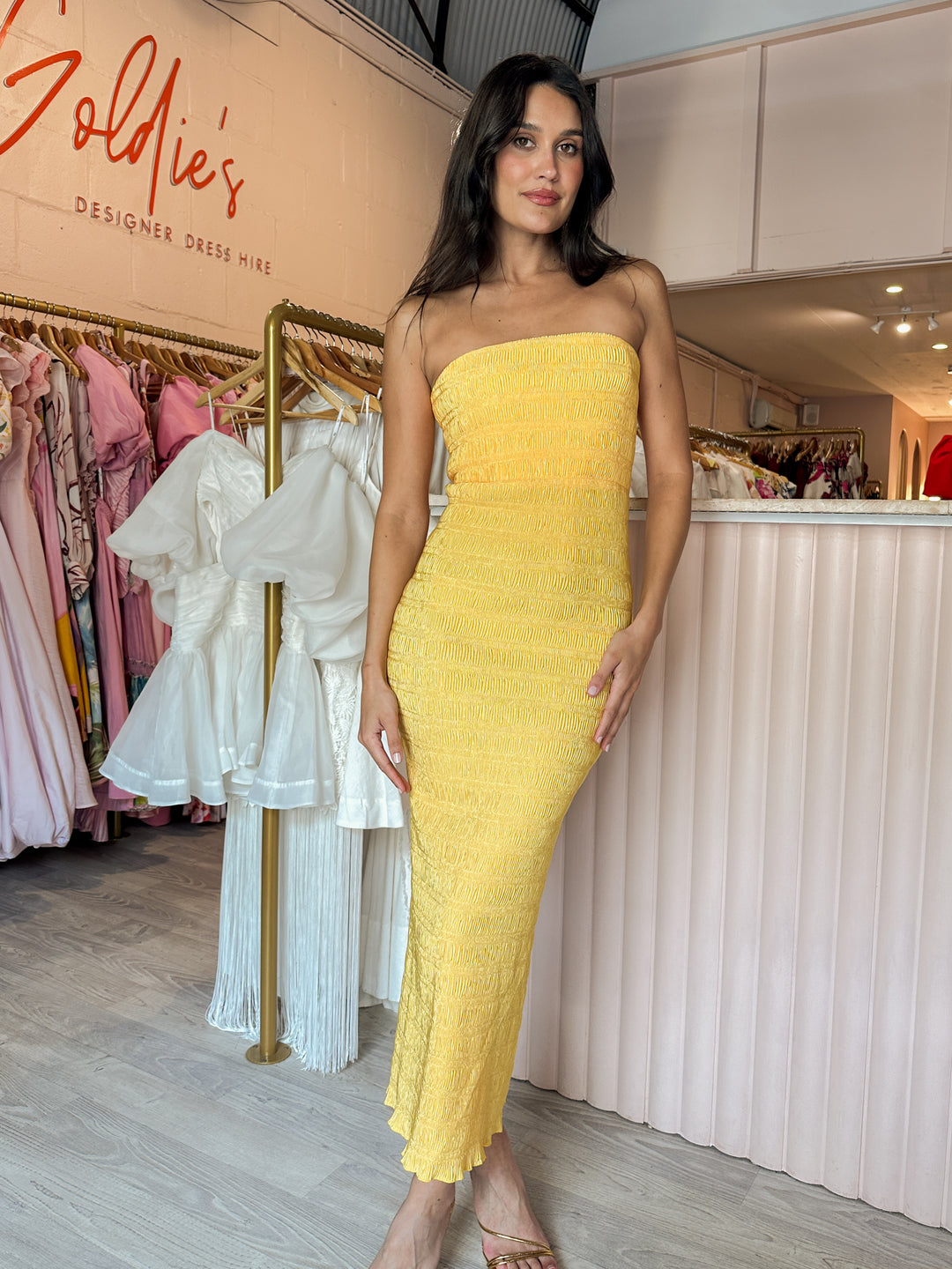 Lidee - Aurora Gown Yellow (Size 8)