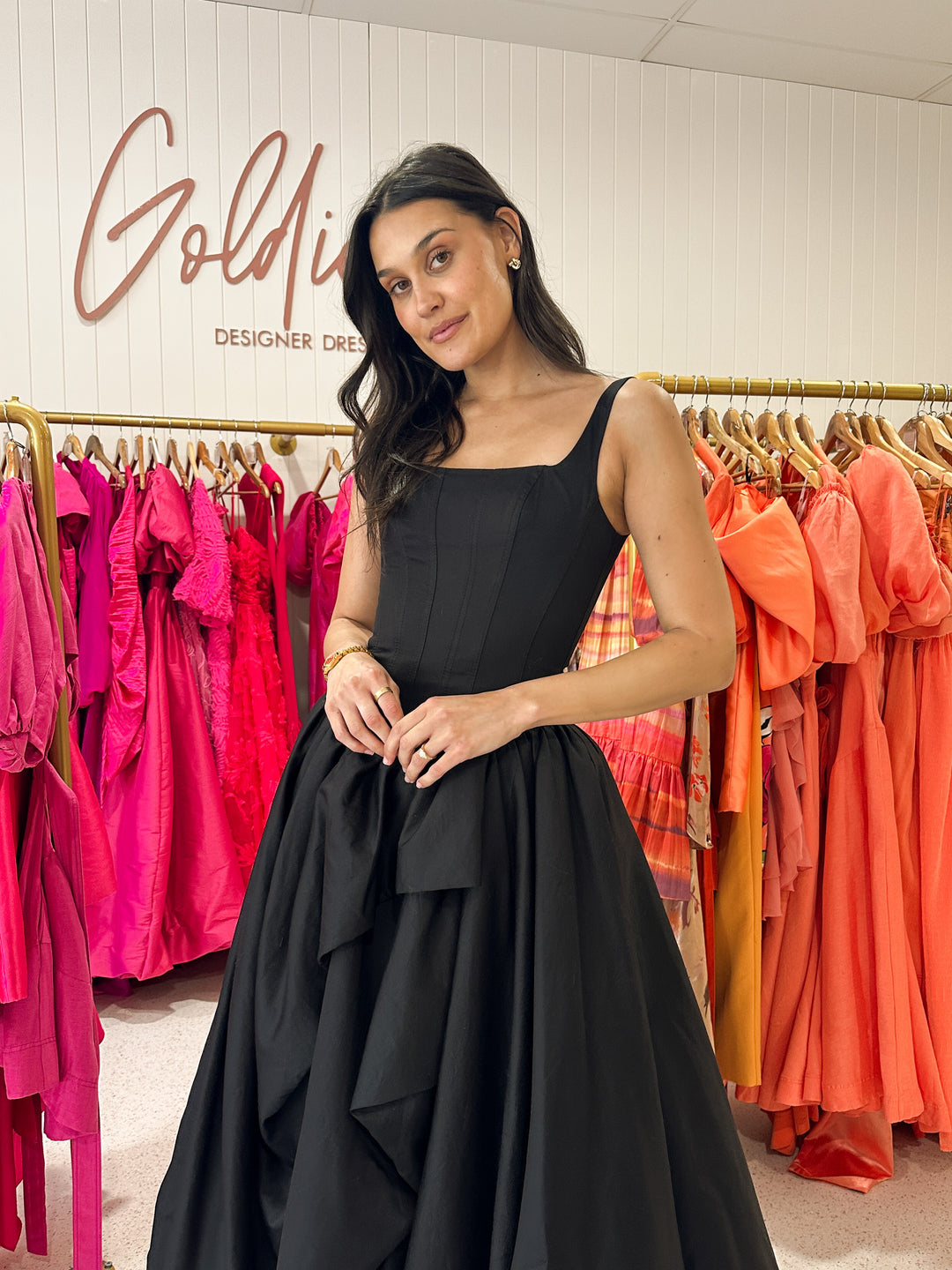 Aje - Alani Gown Black (Size 6)