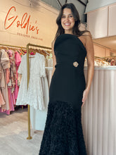 Load image into Gallery viewer, Carla Zampatti - Black Nastro Strapless Gown (Size 6-10)