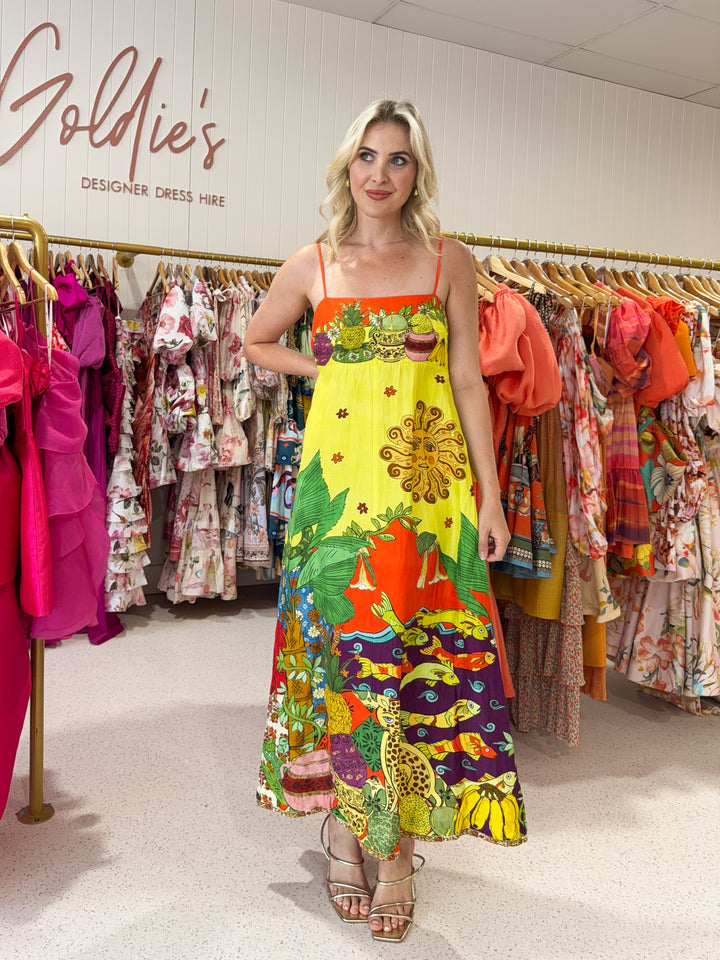 Alemais - Tiger Day Dress (Size 14)