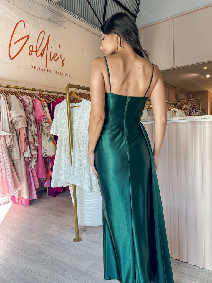 Nicoletta - Green Gown (Size 8)