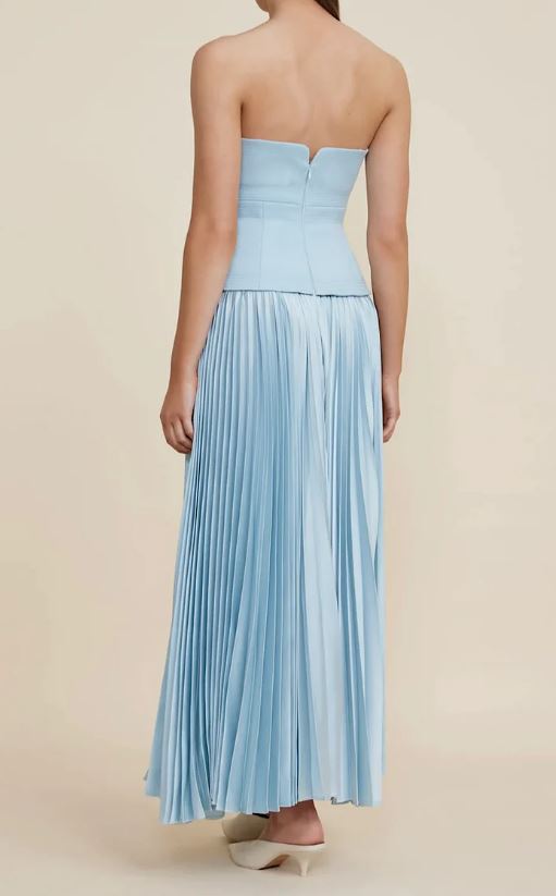 Acler - Avonlea Midi Blue (Size 16)