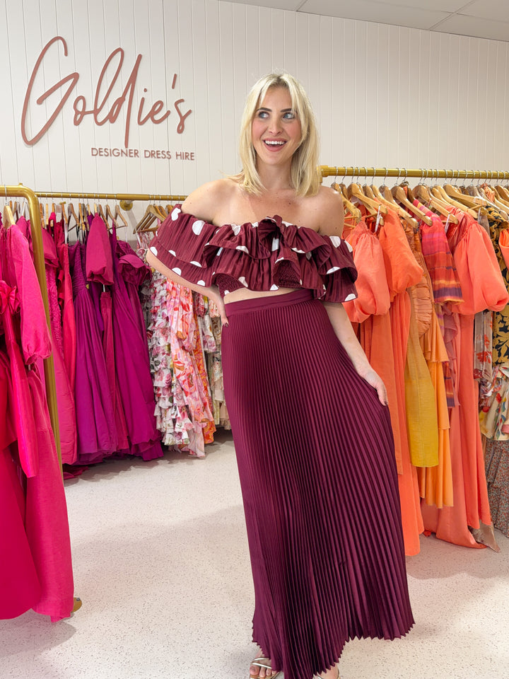 Lidee - Debut Top and Gala Skirt Set (Size 10)