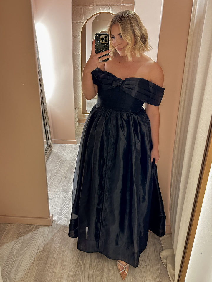 Aje - Cordella Black Gown (Size 16)