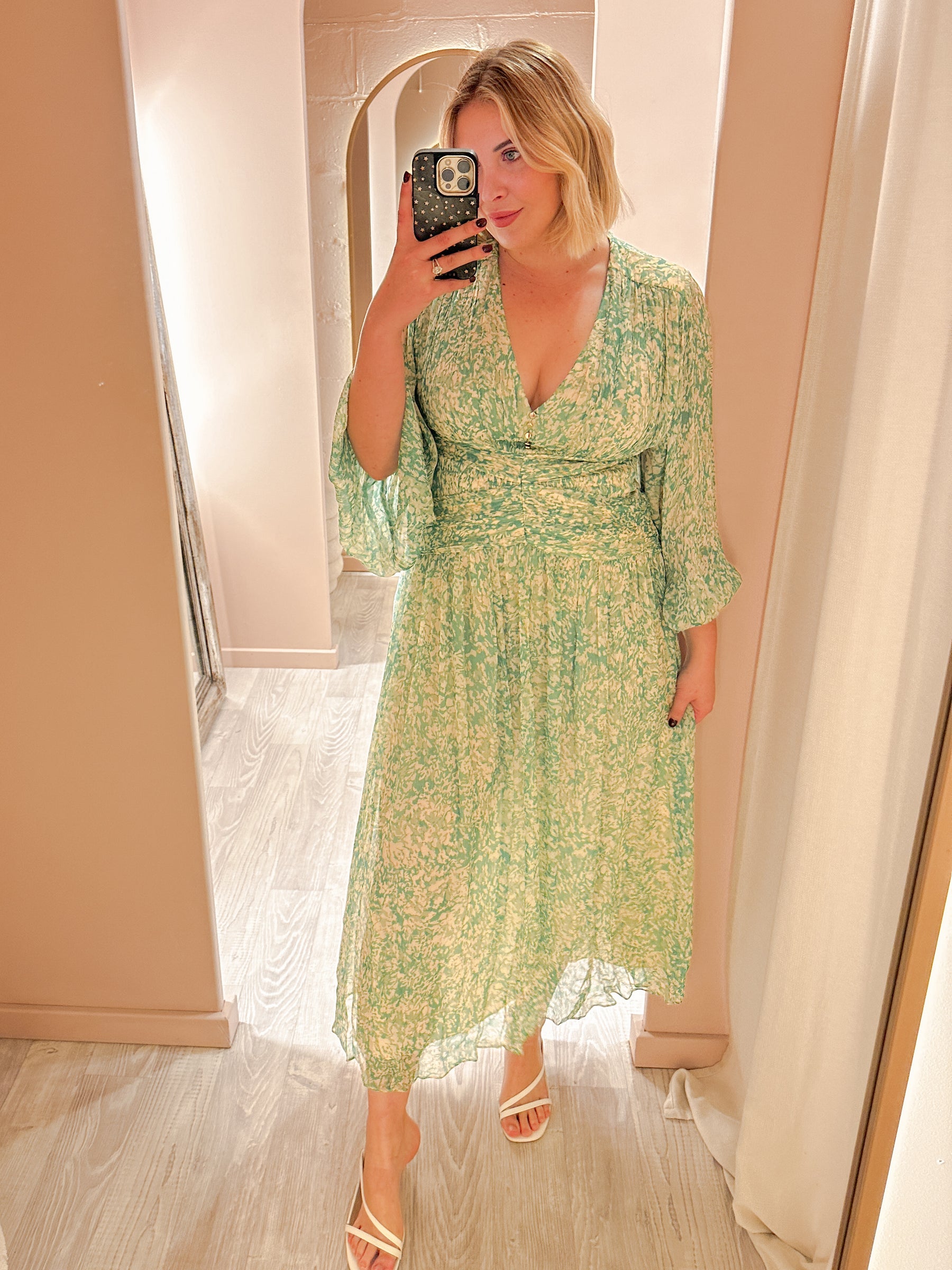 Shona Joy Belvedere Long Sleeve Midi (Size 14) – Goldie's