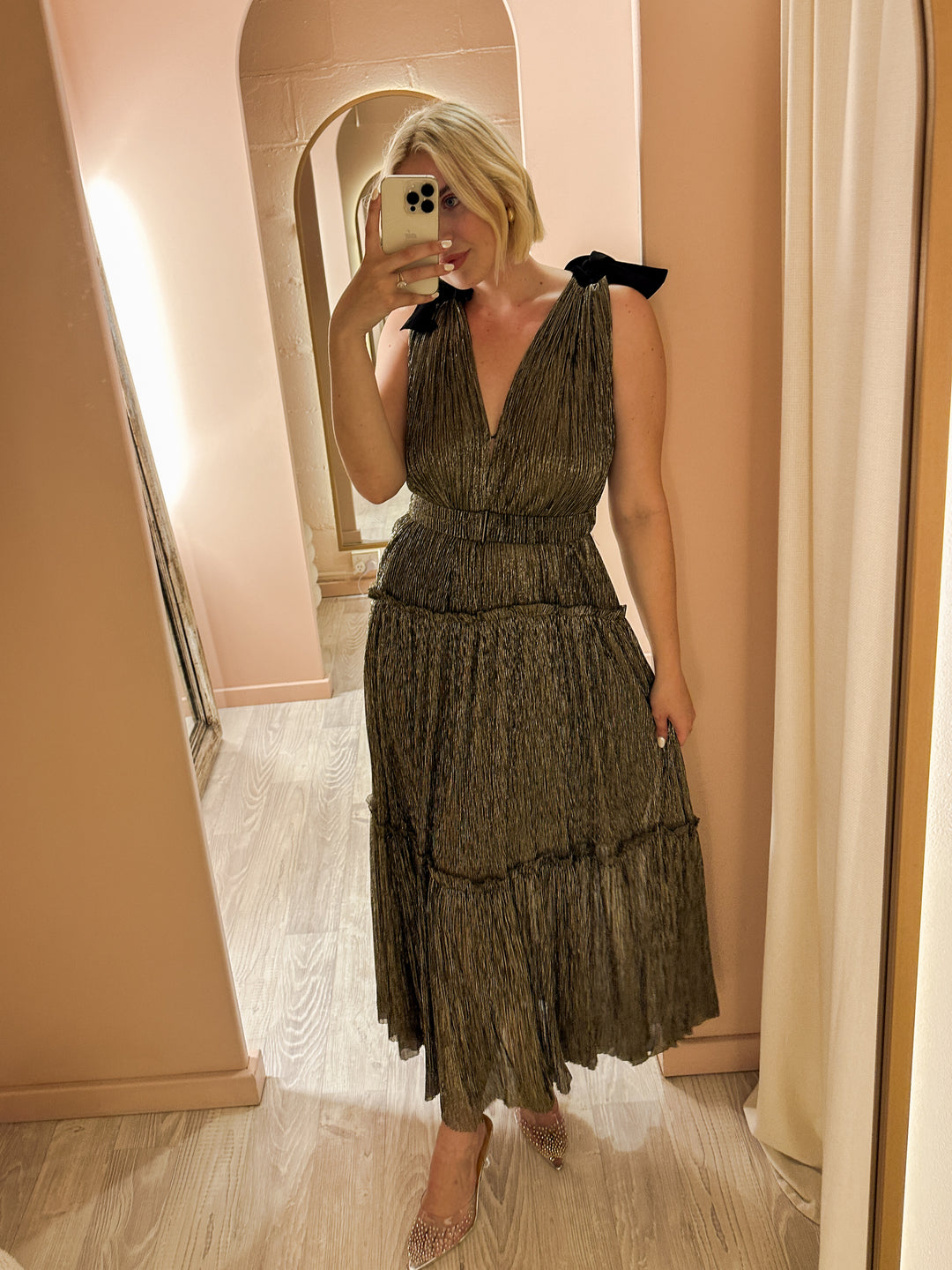 Sabina Musayev - Ray Dress Gold (Size 14) Sabina Musayev - Ray Dress Gold (Size 14)