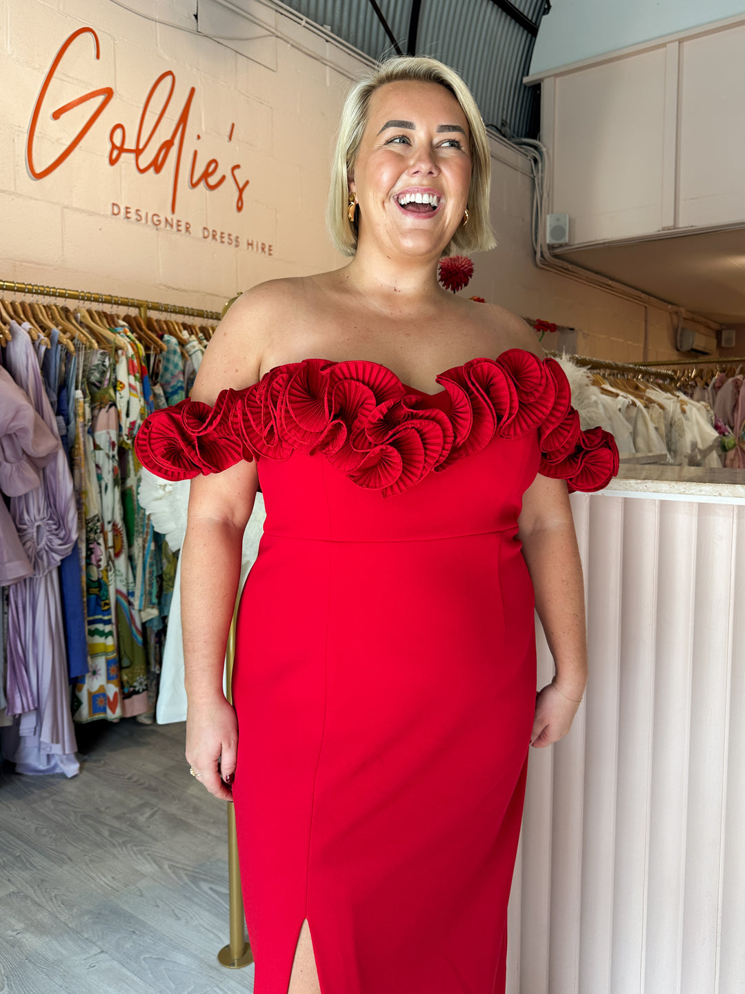 pilgrim red dress A modern twist on a classic silhouette. Meet the Sybil Corset Gown in Red and Emerald, featuring a corset bodice and adjustable straps. Available online now