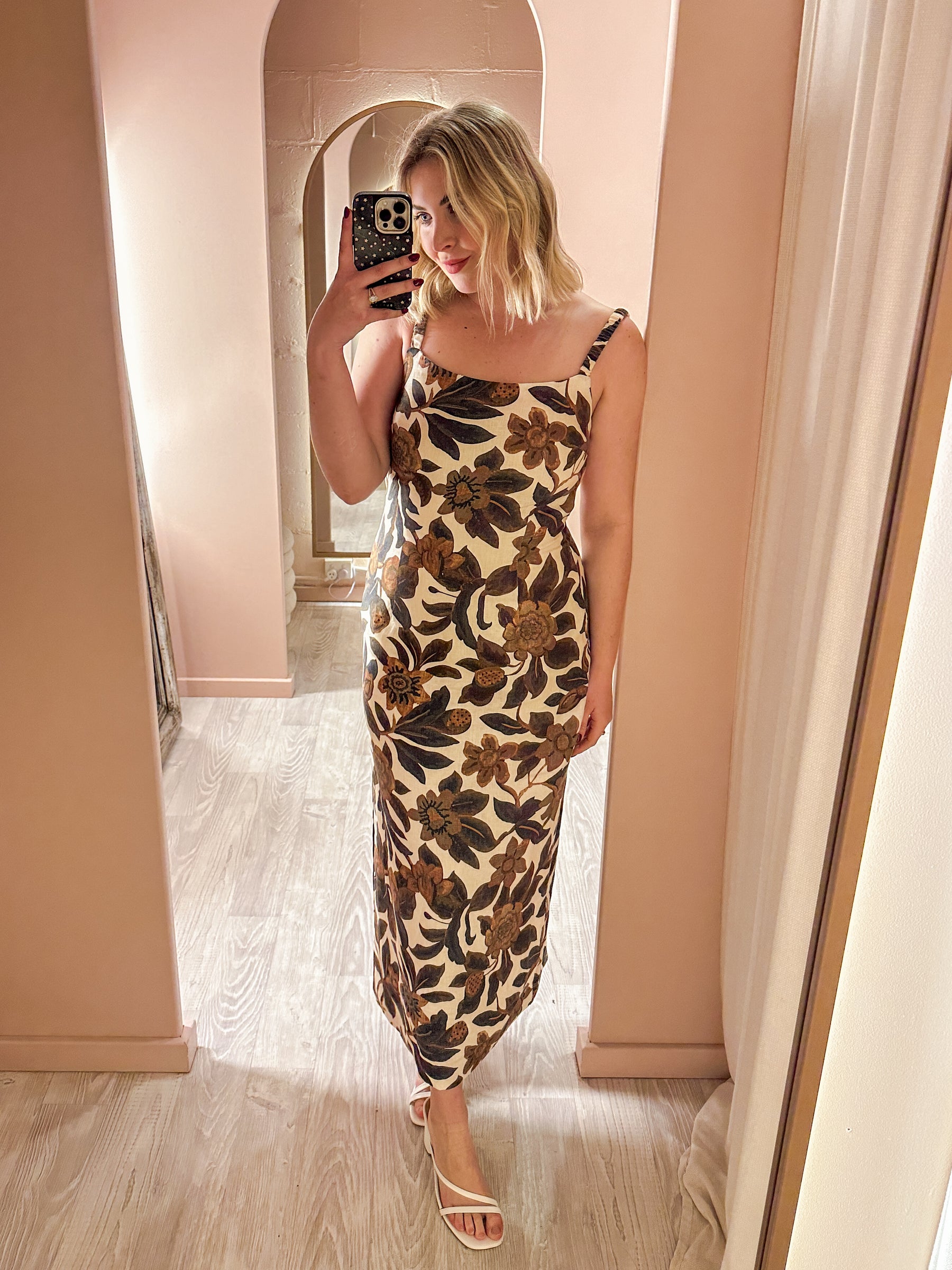 SIR - Primrose Ruched Midi Dress (Size 3) SIR - Primrose Ruched Midi Dress (Size 3)