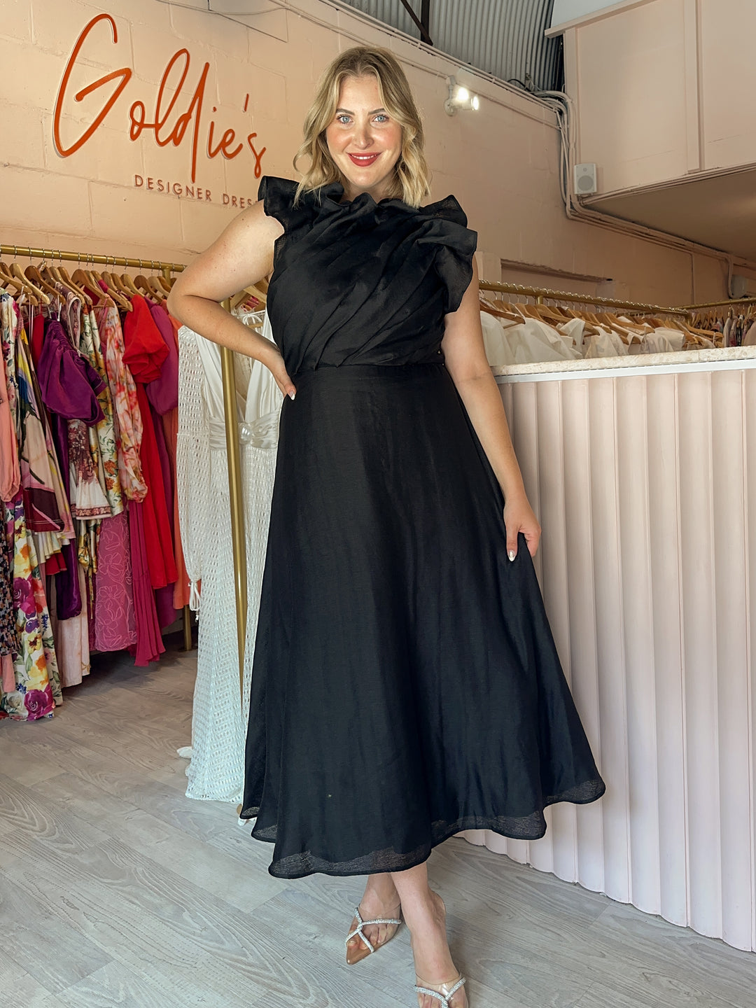 genesis midi dress Genesis Strapless Midi Dress