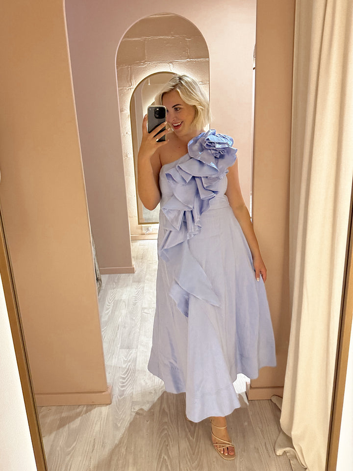 Aje - Adelia Ruffle Midi (Size 16)