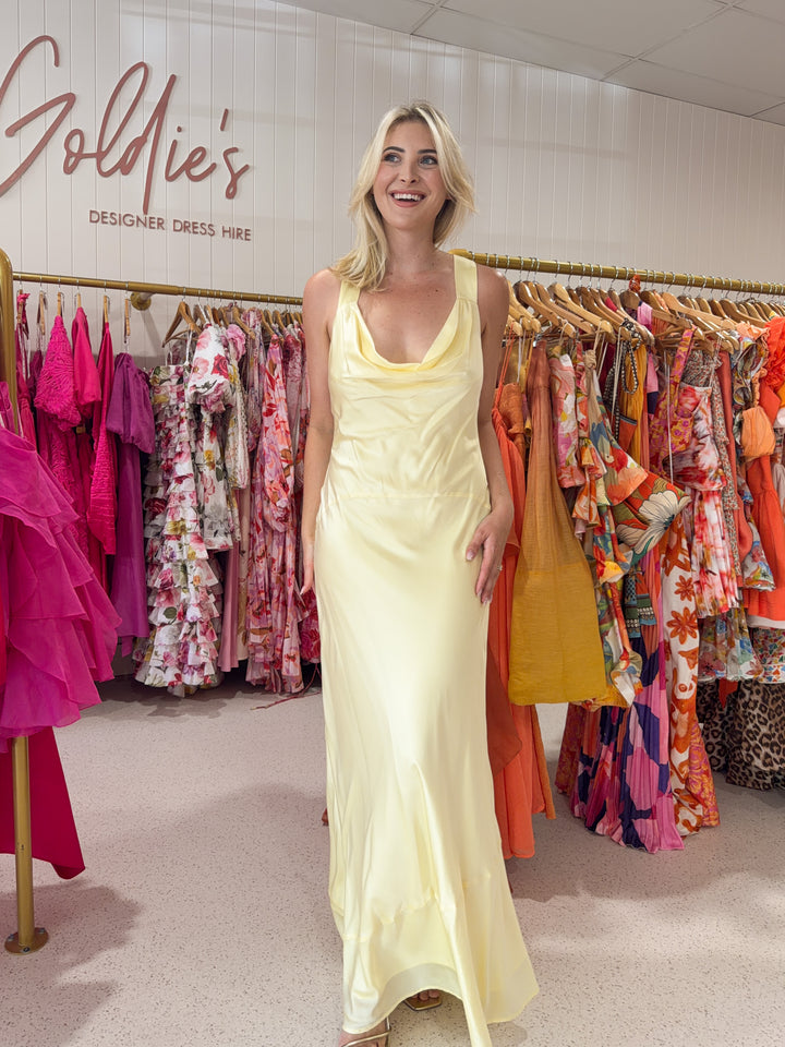 Hansen and Gretel - Cameron Dress Yellow (Size 14)