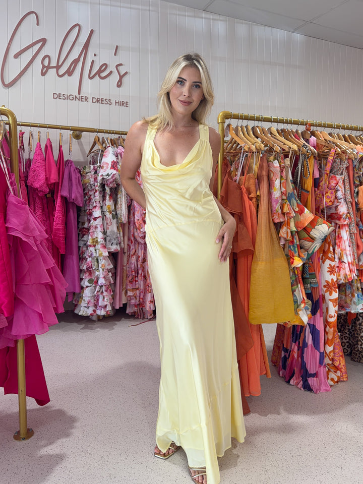 Hansen and Gretel - Cameron Dress Yellow (Size 14)