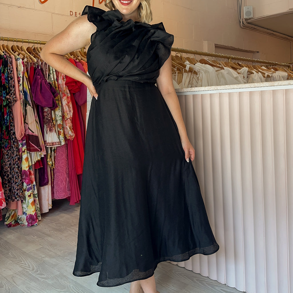 ballerina bustier midi dress LEAU