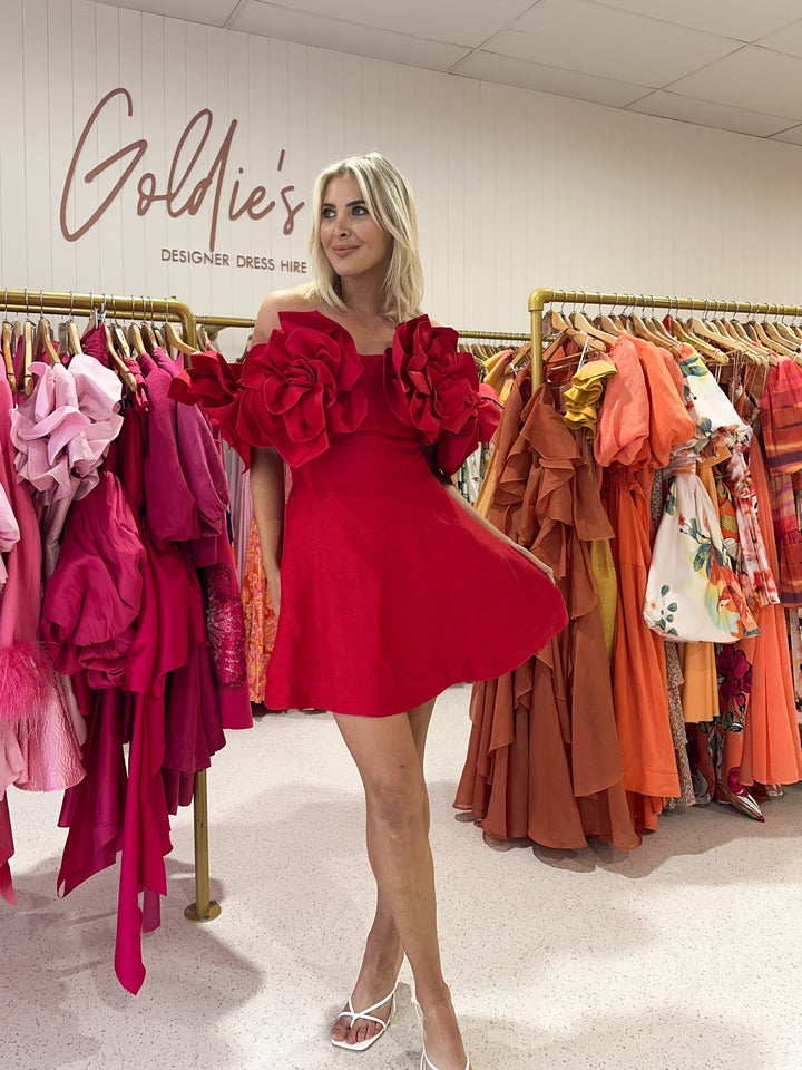 Aje - Etta Red Mini (Size 12)