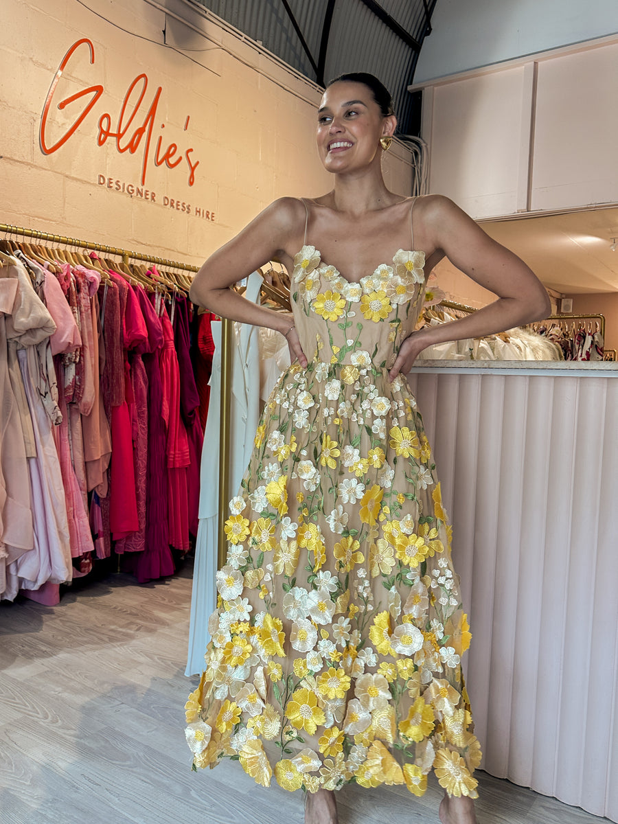 goldie's designer dress hire Rachel Gilbert
