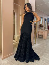 Load image into Gallery viewer, Carla Zampatti - Black Nastro Strapless Gown (Size 6-10)