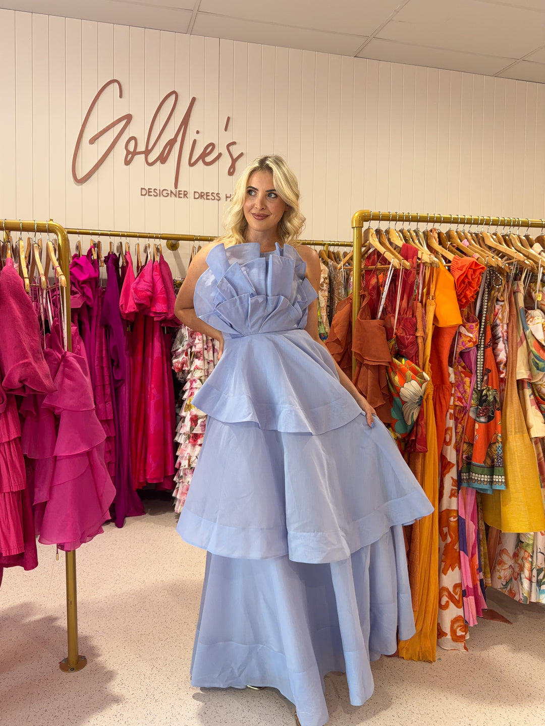 Aje - Selestia Gown Pale Blue (Size 8)