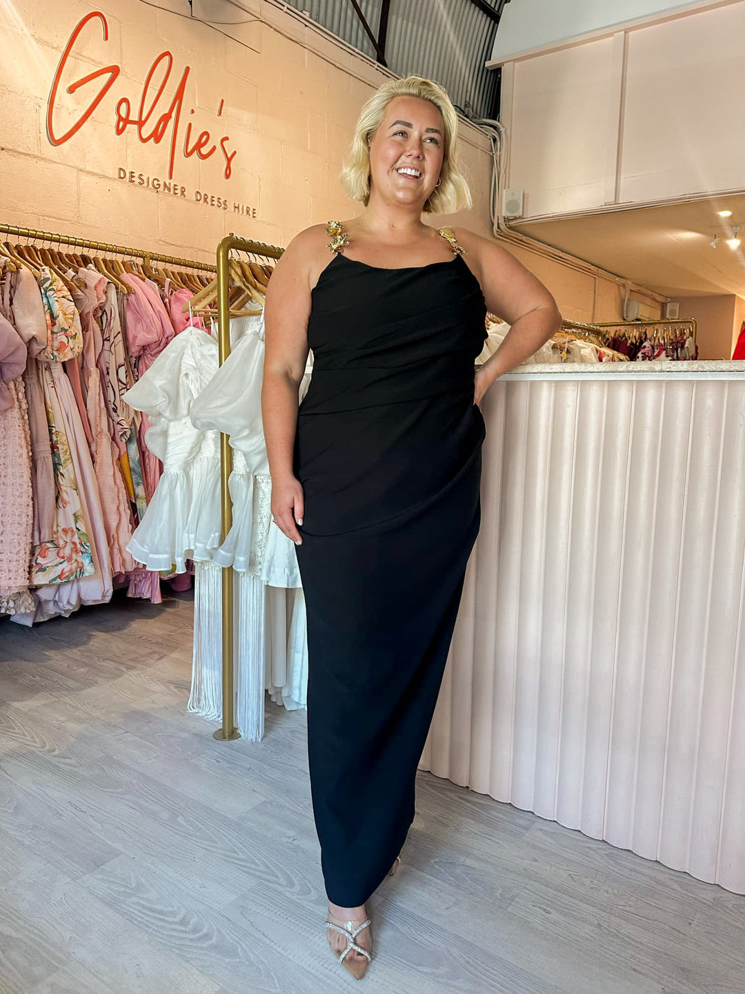 Sheike - Daria Maxi (Size 16) Goldie's - Designer Dress Hire Sheike - Daria Maxi (Size 16) Goldie's - Designer Dress Hire