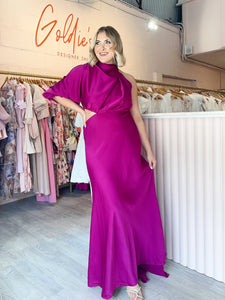 Sheike - Olivia Maxi Mulberry Dress (Size 16)