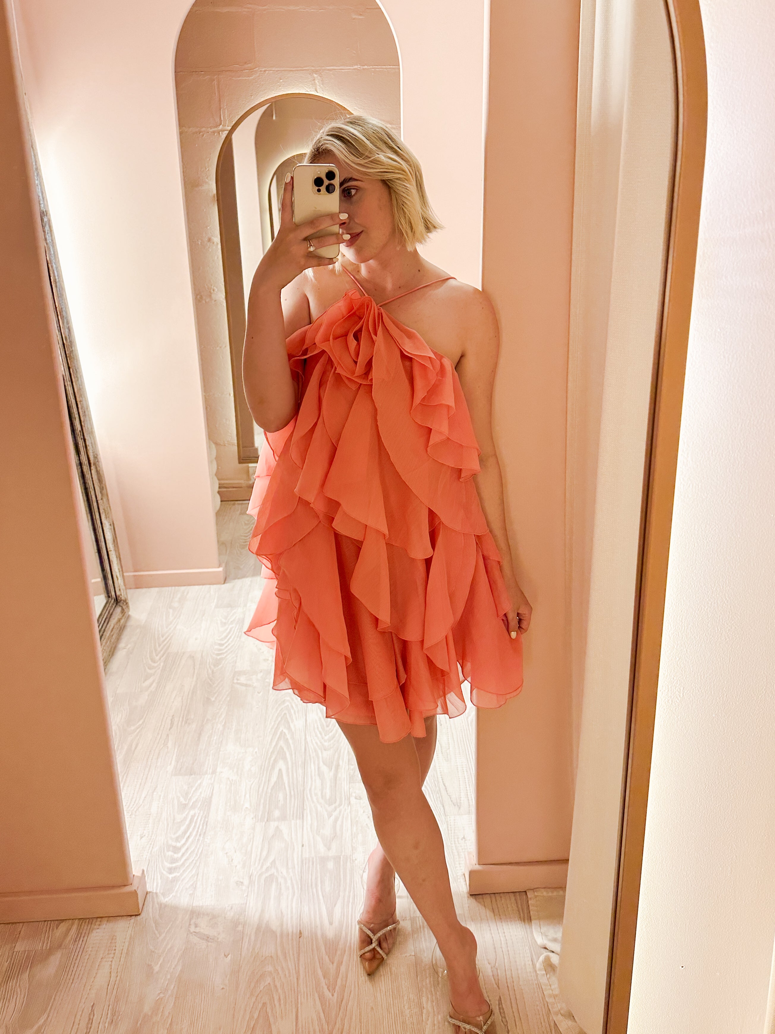 【Aje.】Pandorea Layered Mini Dress★個性的デザイン!! Pandorea Layered Mini Dress | Fuchsia Rose | Aje – Aje ROW