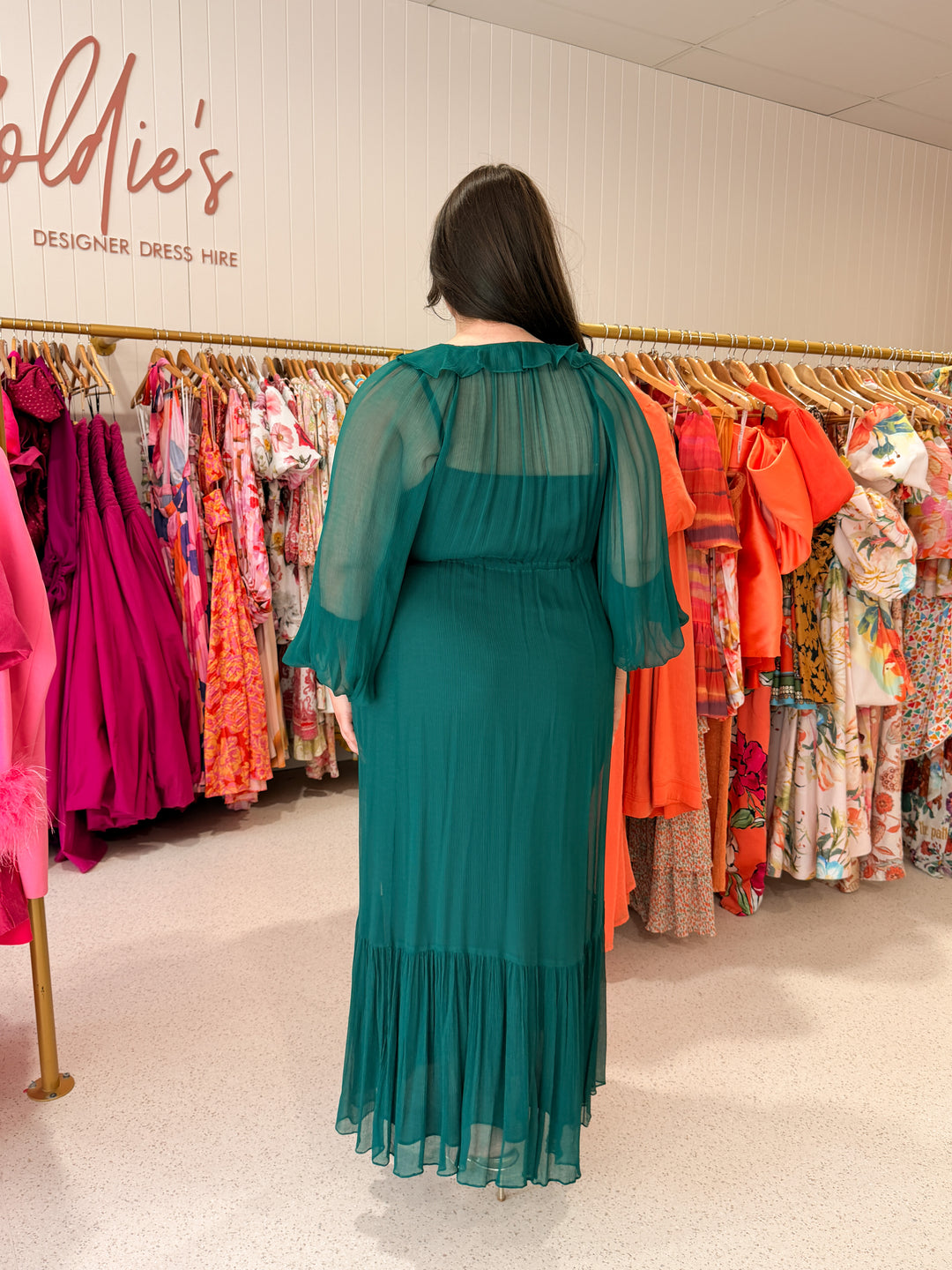 Shona Joy - Layla Drawstring Maxi Dress (Size 18)