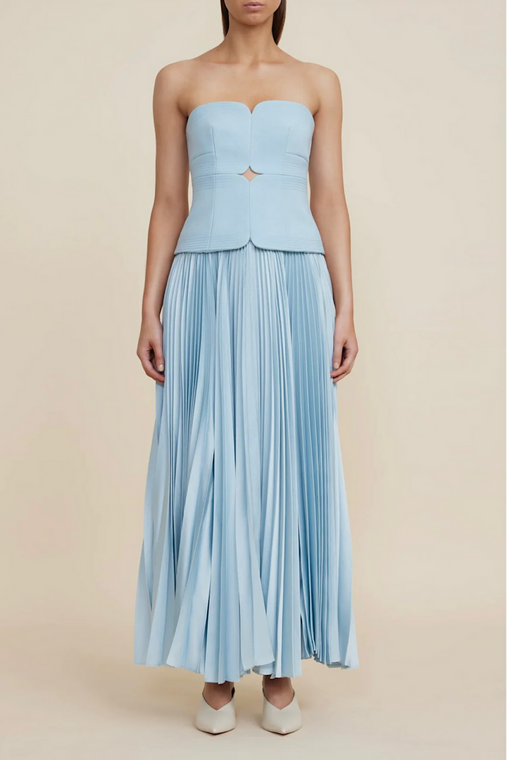 Acler - Avonlea Midi Blue (Size 16)