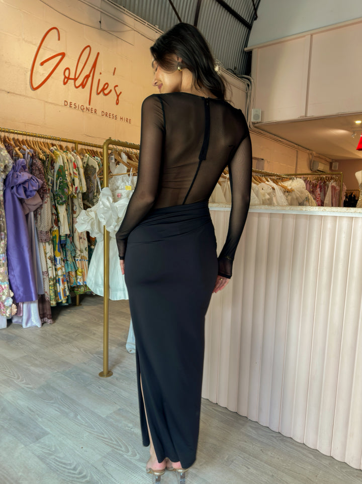 Suboo - Auguste Long Sleeve Mesh Maxi (Size 8)