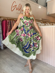 Aje - Paradiso Cinched Midi Dress (Size 10)