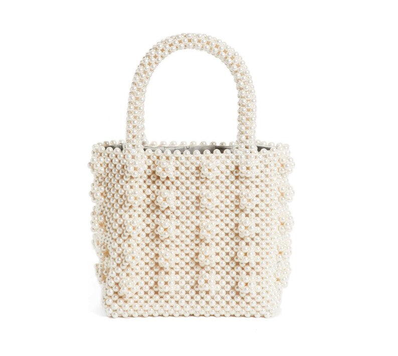 Pearl Top Handle Bag