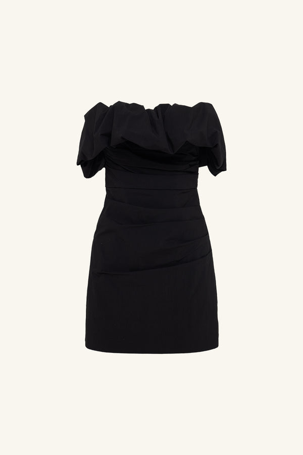 Shona Joy - Campbell Strapless Bubble Mini Black (Size 8)