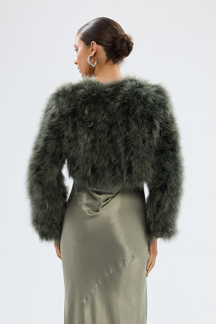 Bubish - Manhattan Crop Jacket Forest Green (M/L)