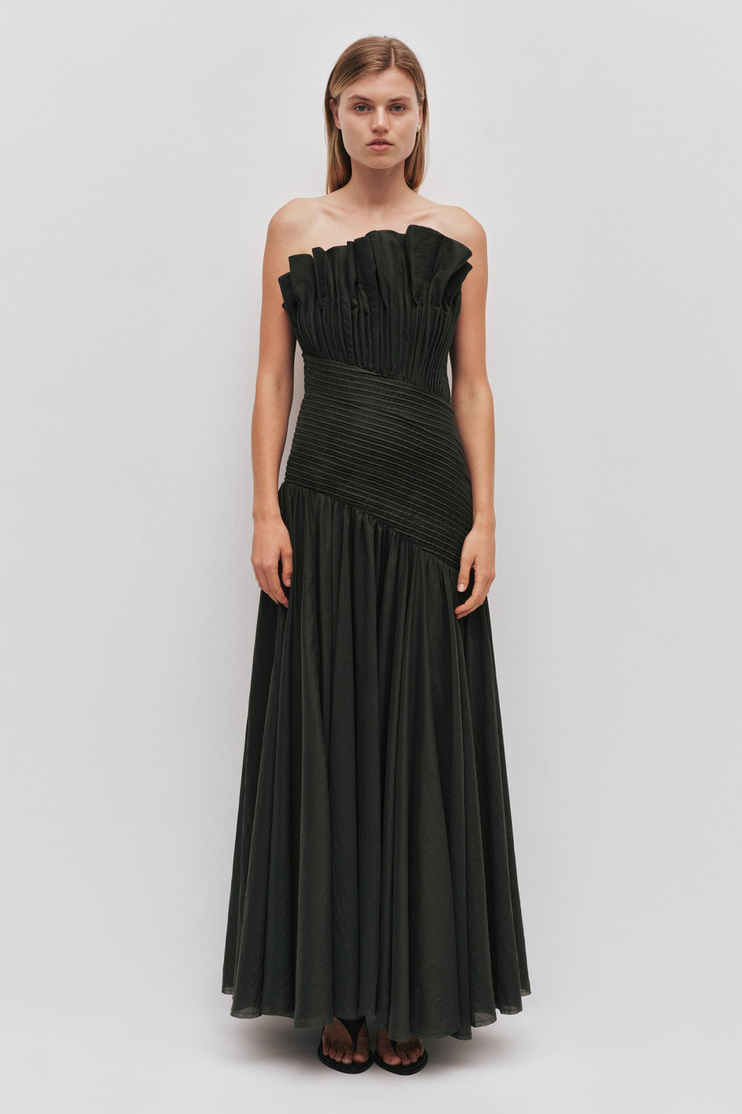 Aje - Aquiline Gown Hunter Green (Size 8)