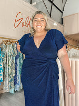Load image into Gallery viewer, Sacha Drake - The Emporium Dress in Sapphire (Size 18)