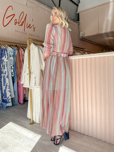 Sheike - Summer Stripes Dress (Size 16)