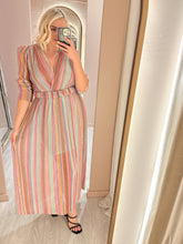 Load image into Gallery viewer, Sheike - Summer Stripes Dress (Size 16)