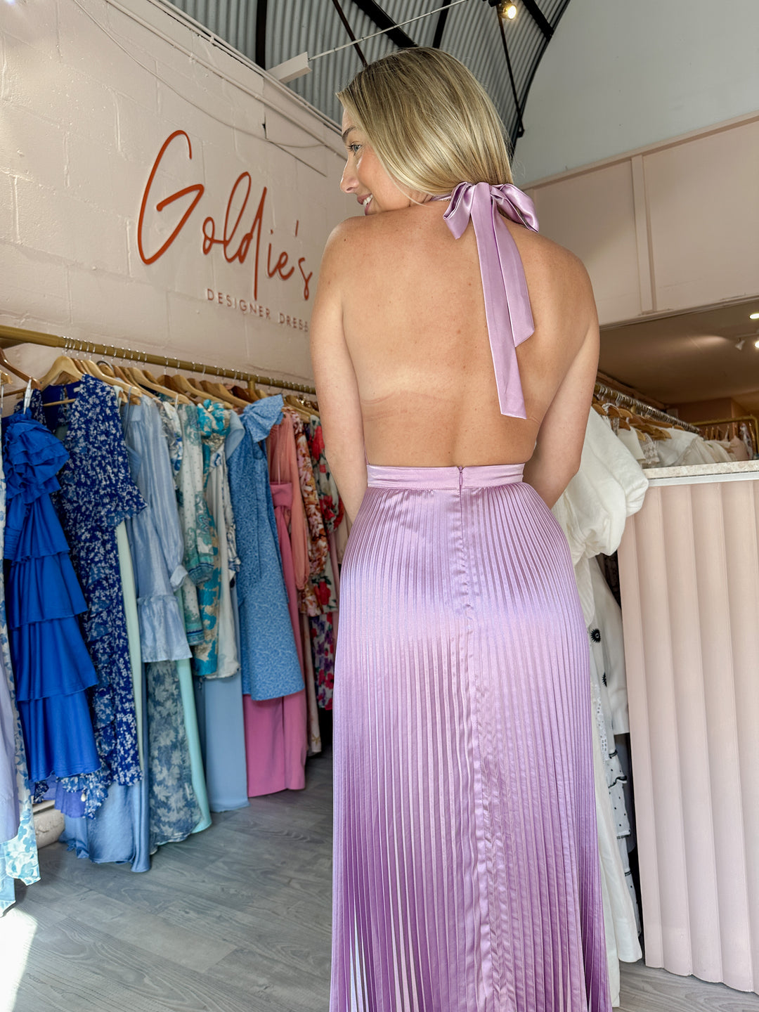 lidee purple dress L'IDEE Soiree Gisele Gown size 10